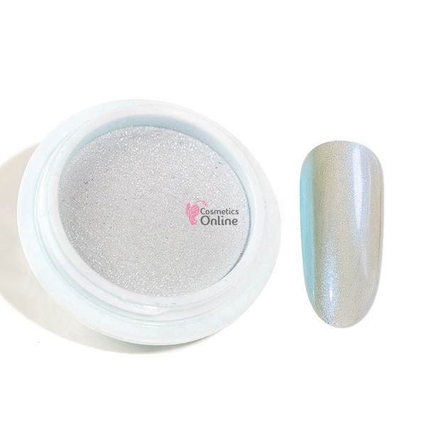 Decor pentru unghii NADP018NN cu pigment sweet Candy Amelie Silver Blue